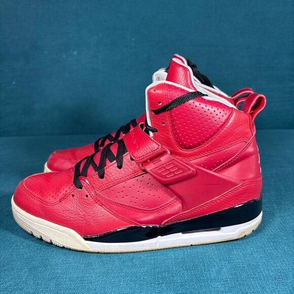 Nike Air Jordan Flight 45 High Red Black Basketball Shoes Men’s Size 10 DH0243-6 main image 5